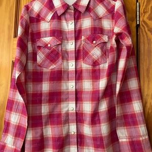 Wrangler Womens Western Shirt Size Small